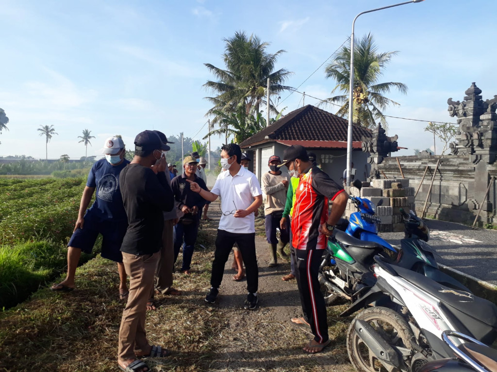 Sekda Adi Arnawa Kunjungi Subak Selasih Desa Sedang